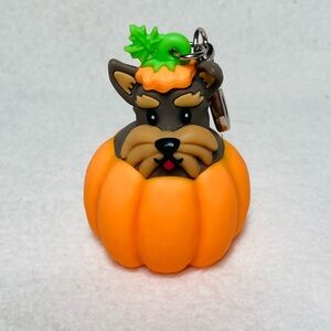 Bath Body Works Peekaboo Puppy Pumpkin PocketBac Sanitizer Holder